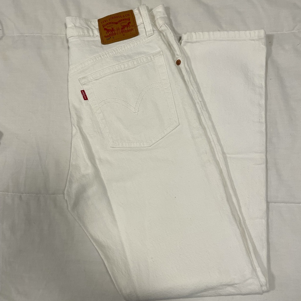 Levi’s 501 Skinny Jeans white